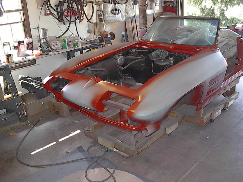 Painting the car