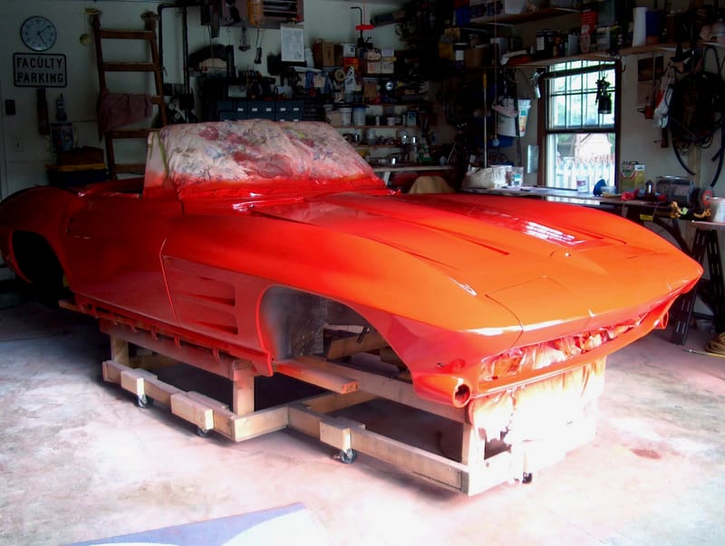 Painted car