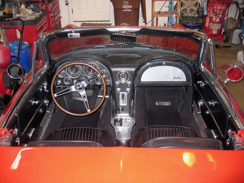 Finished interior, dashboard