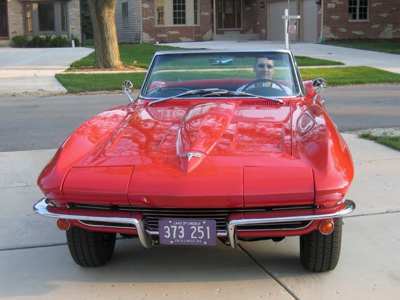 1964 Corvette, front view