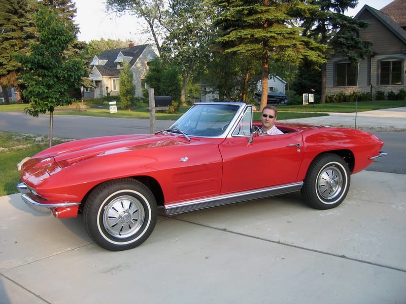 1964 Corvette, side view